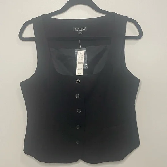 J. Crew Charcoal Vest/Waistcoat - Picture 1 of 4